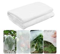 WEXFFU Protezione antigelo per Giardino, Tessuto Non Tessuto per orticoltura, 2 x10M Protezione antigelo in Tessuto Non Tessuto per Piante Proteggi i Fiori dei Frutti dal Gelo Invernale
