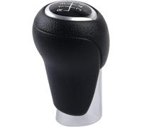 Wexxaii Cambio manuale per auto Pomello del cambio manuale in pelle per auto per Mazda, nero, 6 marce(Plastic)
