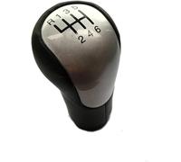 Wexxaii Cambio manuale per auto Pomello del cambio per auto, leva di comando per Ford per Fiesta MK6 2002-2008(6 Speed Silver)