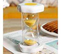 WEYIMVTO Clessidra, Clessidra a Forma di Uovo Fritto, Clessidra Sicurezza anticaduta for Bambini, Protettiva a Doppio Strato, Timer da 5/10/15 Minuti, coltiva Le abitudini dei ed elimina(15 Minutes)