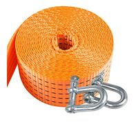 WEYIMVTO La Corda, Fune di Traino for Auto da 5 tonnellate e 5 Metri con Ganci a U, Fune di trazione for Veicoli Fuoristrada, Fune di Traino for rimorchi