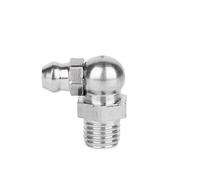 WEYIMVTO Raccordo a Gomito in Acciaio Inossidabile, 1 pz M5 M6 M8 M10 M12 M14 M16 Filettatura Maschio Raccordo for Tubo in Acciaio Inossidabile 304 a Gomito Dritto Tipo Oil Zerk(M10x1 90 Degree)