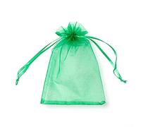 WEYIMVTO Sacchetti a Rete per Frutta, 100 Sacchetti in Rete for la Coltivazione di Frutta e Verdura, Sacchetti di Protezione for Piante, Rete con Coulisse for Giardinaggio, Sacchetto for UVA(Green)