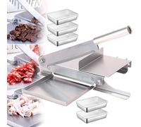 WEYIMVTO Taglierina Manuale per Carne. Affettatrice for Carne, Taglia Ossa, Sega for Ossa for Pollo, Anatra, Pesce, Carne di Agnello, Manzo, Verdure