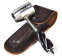 WEYLAND Strumento di sopravvivenza per bushcraft Scotch Eye Wood Hand coclea Drill Bit Peg and Hole Maker Multitool con Guaina Attrezzi per Bushcraft e Attrezzature per campeggio e zaino in spalla