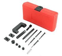 weyleity Kit per interruttore catena per moto, 13 pezzi, tagliacatena | Kit per la rimozione della catena e rivettatrice per moto, bici, ATV