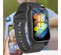 Weyot Bracciale SOS Anziani Salvavita, Orologio GPS per Seniori/Demenza, Bracciale Smartwatch, Allarme SOS, 4G Telefono di Emergenza, Fitness Tracker Impermeabile,Black