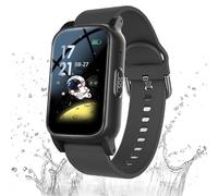 Weyot Bracciale SOS Anziani Salvavita Posizione GPS Bracciale di Emergenza Chiamata di Emergenza Orologio Salvavita Anziani Bracciale SOS Seniors, Smartwatch per AnzianiBlack,One Size