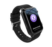 Weyot Dispositivi di Allarme Caduta per Anziani, Orologio GPS con Rilevamento Cadute, Pulsante SOS di Emergenza, Risposta Chiamate E Ricarica Magnetica, Anti-smarrimento Smartwatch per Anziani,Black