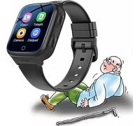 Weyot Smartwatch con Rilevamento Cadute, Avvisatori di Caduta per Anziani, Pulsante di Emergenza SOS & Videochiamata HD e Monitor Salute - IPX7 Impermeabile