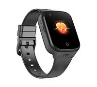 Weyot Smartwatch Per Rilevamento Caduta Anziani, Dispositivi Di Allarme Caduta Per Anziani, Con Chiamata Di Emergenza SOS Videochiamata HD Orologio GPS Per Demenza Alzheimer,Black