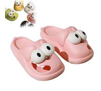 WEYSHHT Pantofole Bacio, Pantofole Cani, Pantofole Antiscivolo per la Casa Pantofole Big Eye Cane, Simpatico Cartone Animato Pantofole, Ciabatte Donna Uomo Estive da Spiaggia Sandali