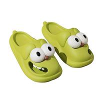 WEYSHHT Pantofole Bacio, Pantofole Cani, Pantofole Antiscivolo per la Casa Pantofole Big Eye Cane, Simpatico Cartone Animato Pantofole, Ciabatte Donna Uomo Estive da Spiaggia Sandali