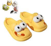 WEYSHHT Pantofole Bacio, Pantofole Cani, Pantofole Antiscivolo per la Casa Pantofole Big Eye Cane, Simpatico Cartone Animato Pantofole, Ciabatte Donna Uomo Estive da Spiaggia Sandali