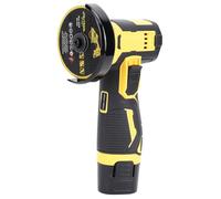 Weytoll Utensile smerigliatrice angolare 21V con 2 batterie ricaricabili, mini tagliapiastrelle multifunzione con 6 dischi per mattoni, legno, acciaio, pietra (spina UE 100-240V)
