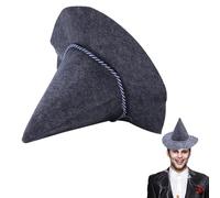 Wezalget Cappello da per Halloween - Cappelli Contadini Di Feltro Per Oktoberfest Da | Accessorio Bavaro Unisex Adulti per Costume Carnevale Halloween Eventi Stile Tedesco