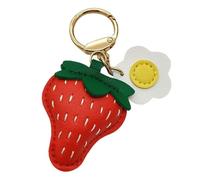 Wezalget Charm Portachiavi a Forma di Fragola,Charm Portachiavi Fragola Adorabile Per Borsetta - Ciondoli, Alla Moda Per Borse Ragazze Figlia Sorella Famiglia Colleghi Amici