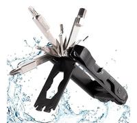 Wezalget Multiutensile per ciclismo, strumento combinato per la riparazione di biciclette - Strumenti multifunzione per bici 23 in 1,Attrezzo per catena bici, multiutensile per riparazione bici,
