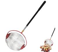Wezalget Raccoglitore di Noci | Rullo Raccoglitore di Noci Portatile da Giardino Raccoglitore di ghiande Rullo per Castagne con Asta telescopica | per Raccogliere Castagne, giuggiole, Noci, nocciole