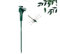 Wezalget Repellente Naturale Per Mosche Esterno - Dissuasore A Forma Di Libellula Con Supporti Ad Energia Solare | Pali Contro Falene Facile Installazione Per Patio Fattoria Terrazzo Cortile