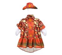 Wezalget Set Di Abbigliamento Per Sculture Animali Da Portico | Forniture Per Decorazioni Autunnali - Kit Vestiti Con Foglie Acero Autunnali Per Statuine Animali - Per Portico Giardino Terrazza Festa