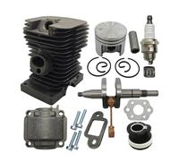 WeZcHEN 38mm Engine Motor Cylinder Piston Crankshaft Kits Fit for MS180 Gas Chainsaw Quick Replace Spare(Cylinder Set)