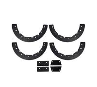 WeZcHEN 721-0287 753-0613 731-0782 731-0781 731-0780 Set di Pale for spazzaneve Adatte a Macchine spazzaneve da 21" in Gomma Nera