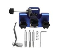 WeZcHEN Adatto for Un'Affilatura Facile e Portatile della Motosega, affilatrice for motoseghe in Lega di Alluminio con smerigliatrice, utensile for affilare Il Trapano della Motosega(Blue)