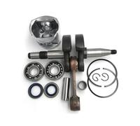 WeZcHEN Kit paraolio for Cuscinetto pistone Albero Motore con alesaggio Grande da 48 mm e 50 mm, Adatto for Motori di motoseghe a Benzina 362, 365, 371 e 372 XP.(48mm 365 Set)
