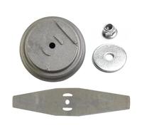 WeZcHEN Parti 10 Pezzi di Lame for seghe in Metallo, Copertura in plastica, Accessori Adatti for tagliaerba, Utensili elettrici, Viti for Tosaerba e tagliaerba(A)