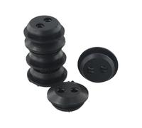 WeZcHEN Parti 6 Pezzi 2 Fori Guarnizione in Gomma Nera for Serbatoio Carburante Adatta for passacavi Tubo Carburante Tosaerba Guarnizione passacavo Pezzi di Ricambio