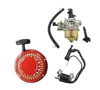 WeZcHEN Parti Bobina di accensione del carburatore, Set di avviamento a Strappo Adatto for Motori H GX120, GX140, GX 160, GX168, GX200, 5 CV, 5,5 CV, 6,5 CV, Parti for Giardinaggio.(Ignition Coil)