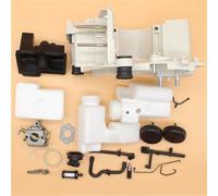 WeZcHEN Parti Carter Motore, alloggiamento carburatore, Kit Serbatoio Olio Adatto for STI MS180 MS170 018 017 Motosega a Gas, Parti in plastica