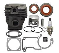WeZcHEN Parti Kit Cilindro pistone da 42 mm Adatto for STI MS240 024, Guarnizione Olio, Candela, Cuscinetto, Set di guarnizioni for Motosega.