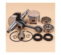 WeZcHEN Parti Kit Cuscinetto paraolio Albero Motore Albero Motore 38 mm Adatto for MS180 MS170 018 017 MS 180 170 Motosega Perno 10 mm