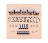 WeZcHEN Parti Kit di 5 Cuscinetti ad Aghi con Anello di Sicurezza for spinotto del pistone da 47 mm, Adatti for Motosega MS361 MS 361 1135 030 2000