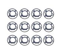 WeZcHEN Parti Kit guarnizioni for vaschetta Galleggiante da 12 Pezzi, Guarnizione di Montaggio for pulitore, Ricambio for 693981, 799871, 799866, 790845, 272653, 272653S