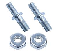 WeZcHEN Parti Set di 4 Viti for Motosega, Adatte for STI MS180 MS250, 2 Paia di prigionieri e Dadi for Barra, Adatti for Motosega STI.