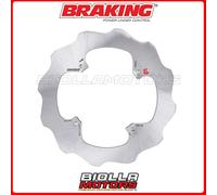 WF4508 DISCO FRENO POSTERIORE DX BRAKING HONDA CRF R 450 2006 - WAVE FISSO W-FIX