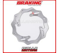 WF4509 DISCO FRENO POSTERIORE DX BRAKING KTM SX 85 2019 - WAVE FISSO W-FIX