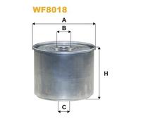 WF8018 WIX FILTERS Filtro carburante per ALFA ROMEO,ARO,AUDI,BEDFORD,CARBODIES,C