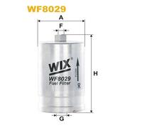 WF8029 FILTRO CARBURANTE PER Saab 900 I Combi Coup 2.0 S Turbo-16 104 KW 141 CV