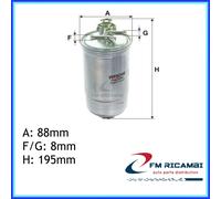 WF8046 WIX FILTERS FILTRO CARBURANTE PER AUDI SEAT VW 1.9TDI