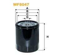 WF8047 FILTRO CARBURANTE PER Mercedes 123 Tre Volumi W123 300 Turbo D 92 KW 125