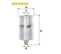 WF8054 FILTRO CARBURANTE PER Audi A6 Avant 4A5 2.0 85 KW 115 CV