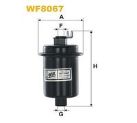 WF8067 FILTRO CARBURANTE PER Mitsubishi Pajero II V2W V3W V4W 3.5 V6 24V 143 KW