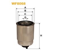 WIX FILTERS WF8068 Filtro carburante