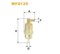 WIX FILTERS WF8125 Filtro carburante