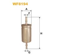 WF8194 FILTRO CARBURANTE PER Ford Focus DAW DBW ST170 127 KW 173 CV
