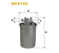 WF8199 FILTRO CARBURANTE PER Audi A8 4D2 4D8 3.3 TDI quattro 165 KW 224 CV